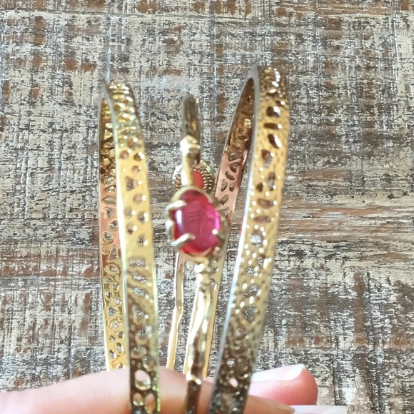 Kendra Scott Bangle Bracelets Set of 3 - Picture 5 of 11